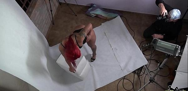  Leticia Ferreira nos bastidores de um super ensaio sensual com Carlos Lucchesi